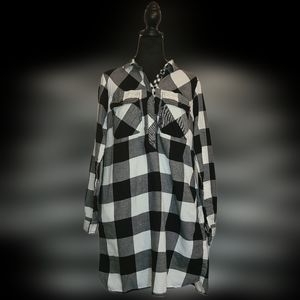 J Crew Buffalo Checkered Flannel Dress
